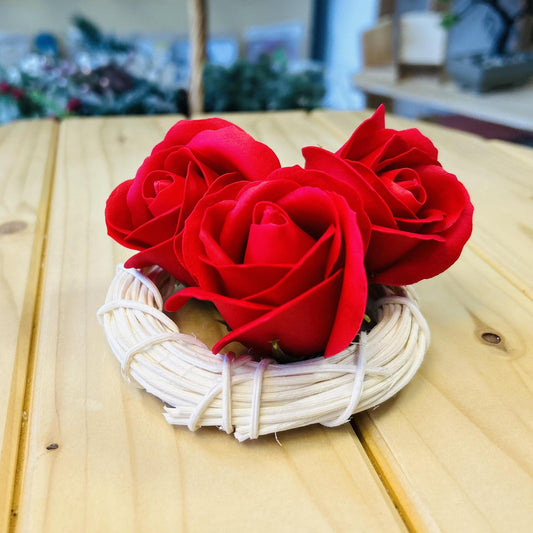 Сапунени рози червени