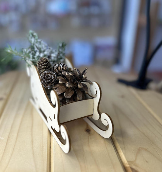 Дървена шейна