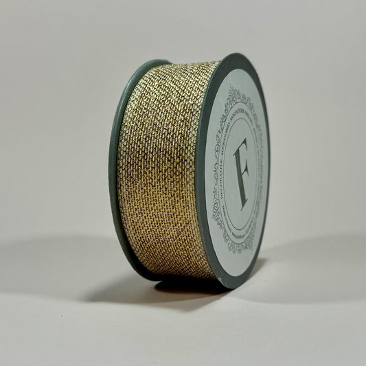 Панделка Gold white 3,5см/10м
