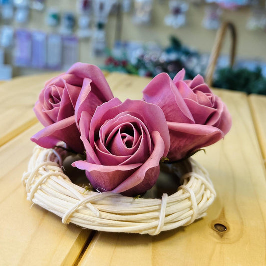 Сапунени рози пепел от рози