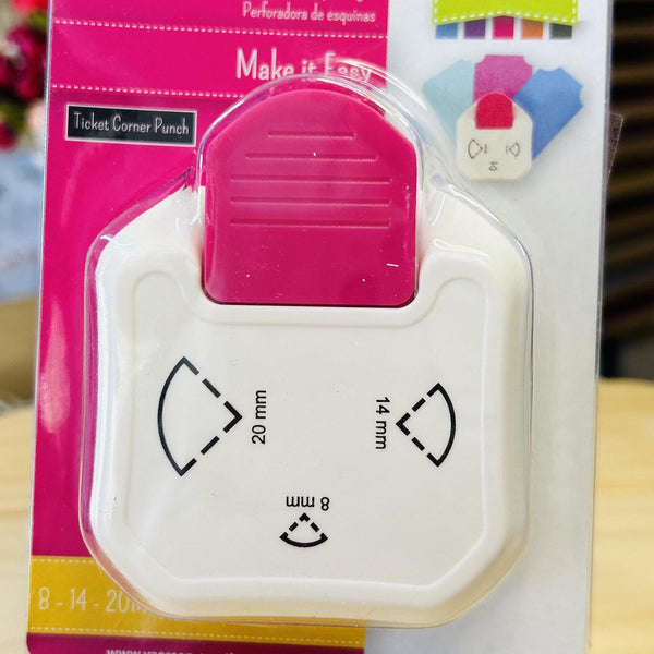 3-in-1 Corner Tag Punch Ticket Vaessen Creative