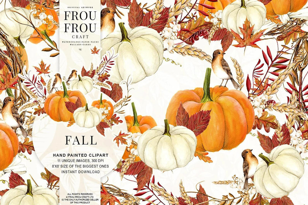 Дизайнерска хартия Fall - изрязани елементи