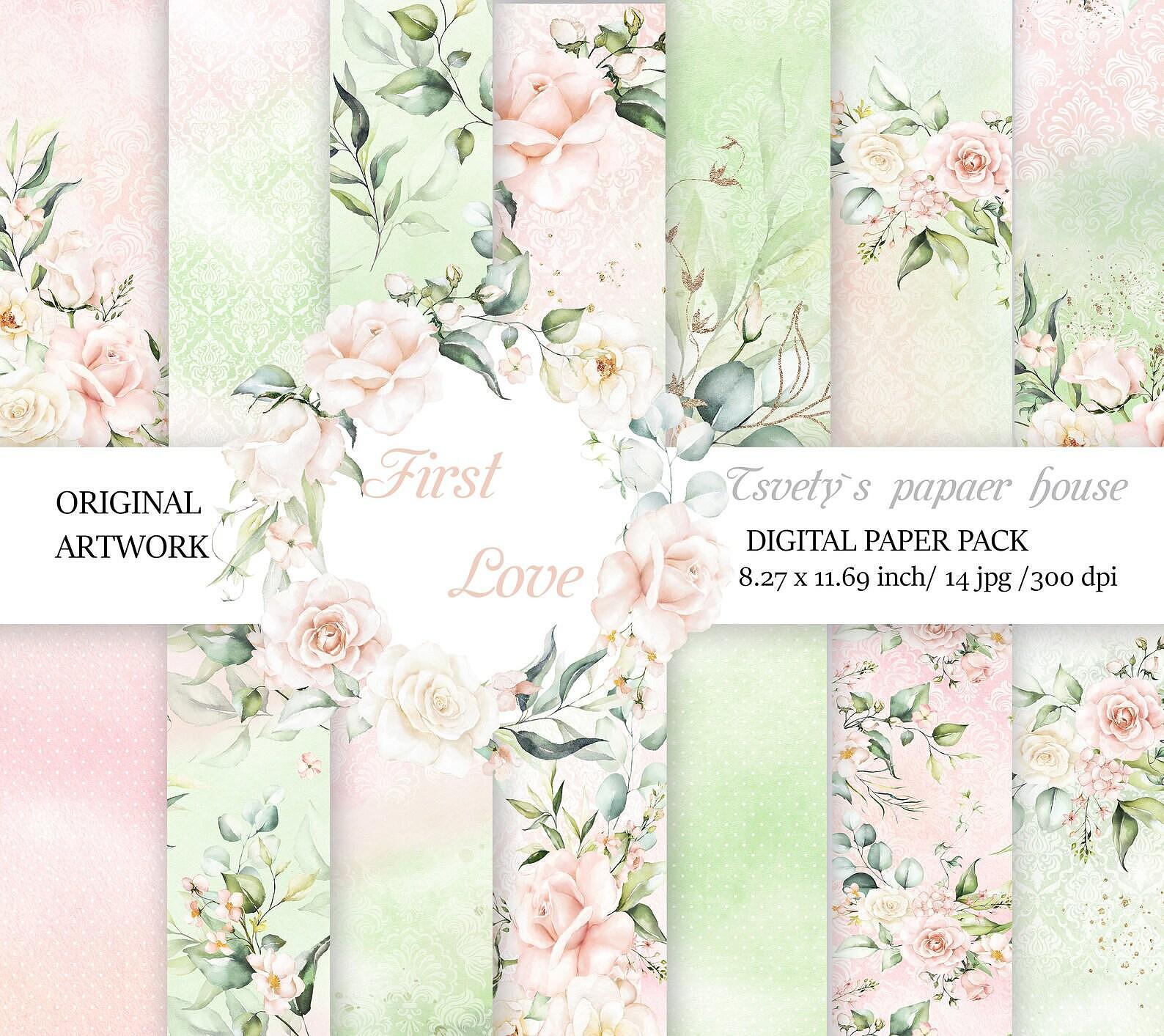 Дизайнерски хартии "First love"