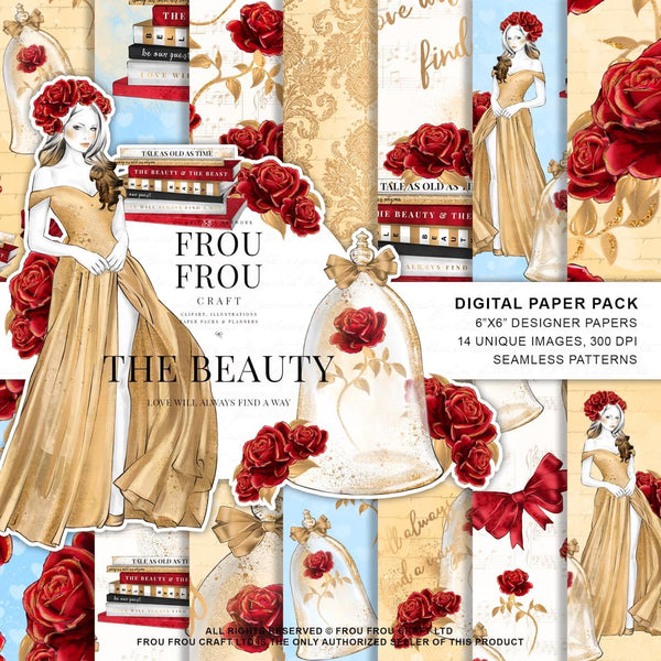 Дизайнерски хартии "The beauty"