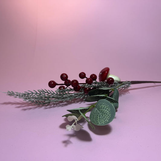 Коледен Клон с гъби  35cm