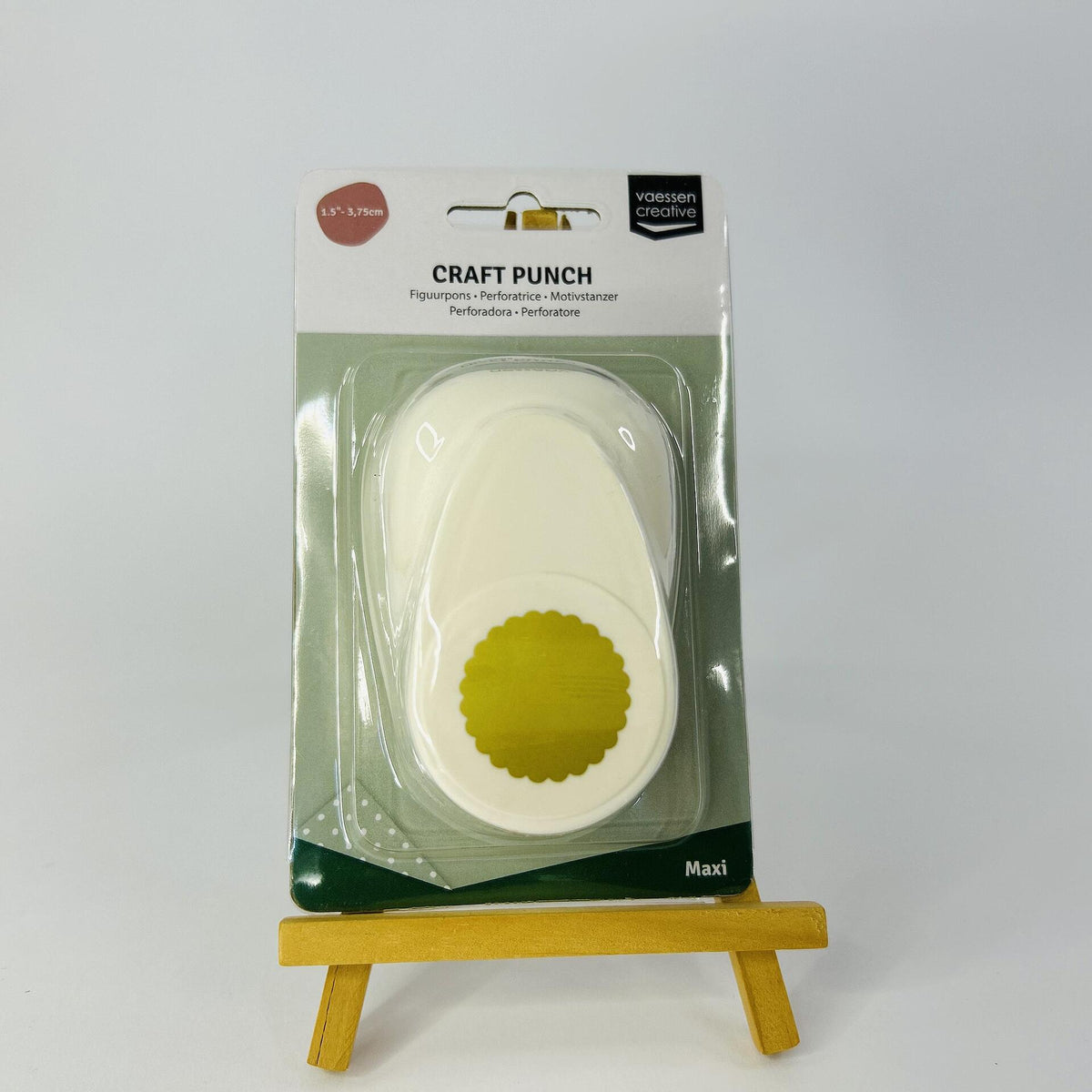 Пънч Scalloped Circle 3,8х3,8см Vaessen Creative