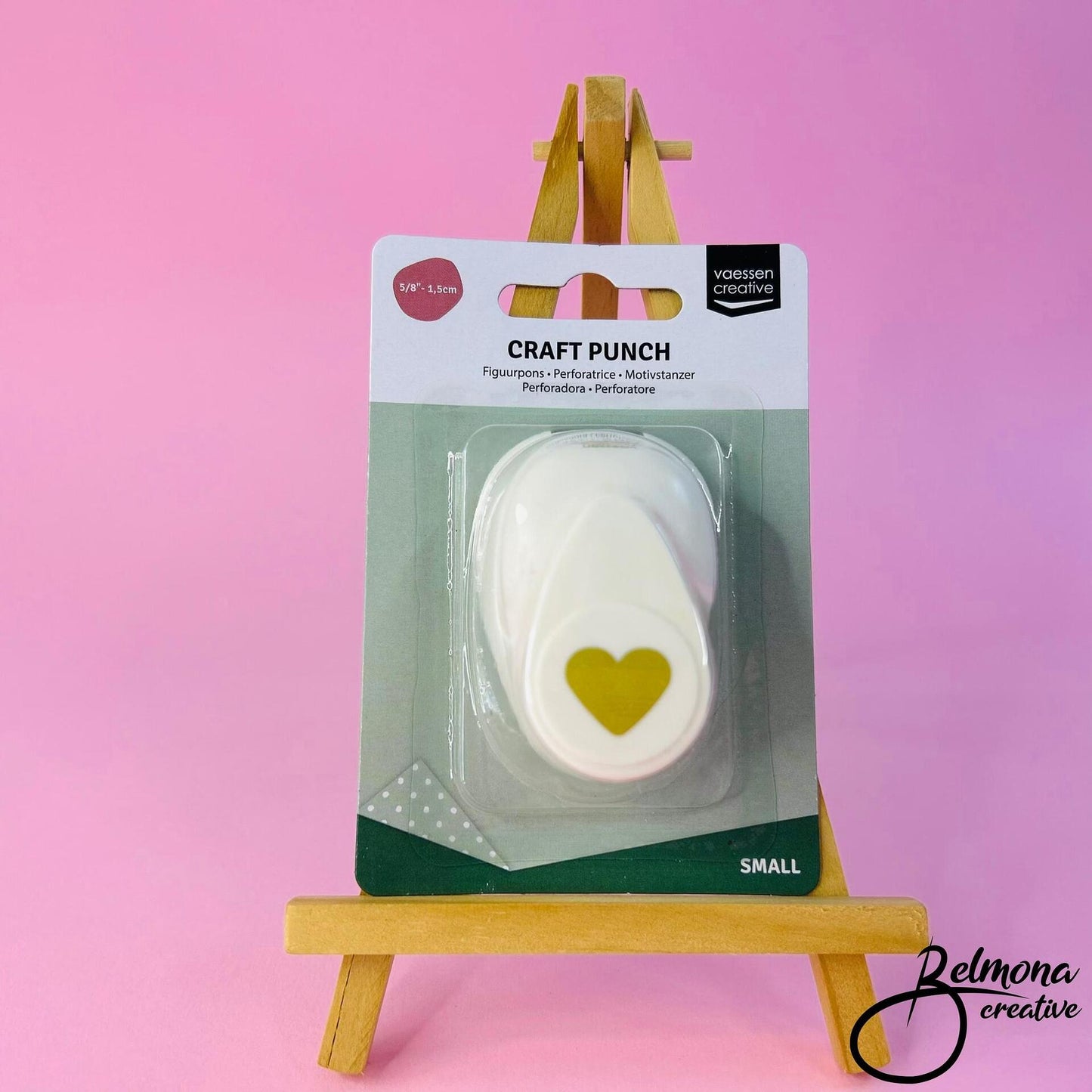 Пънч сърце 1,3х1,6см Vaessen Creative