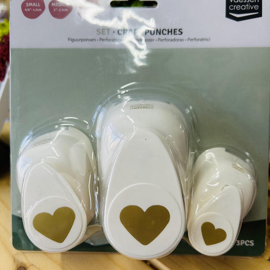 Пънч сет сърце Vaessen creative