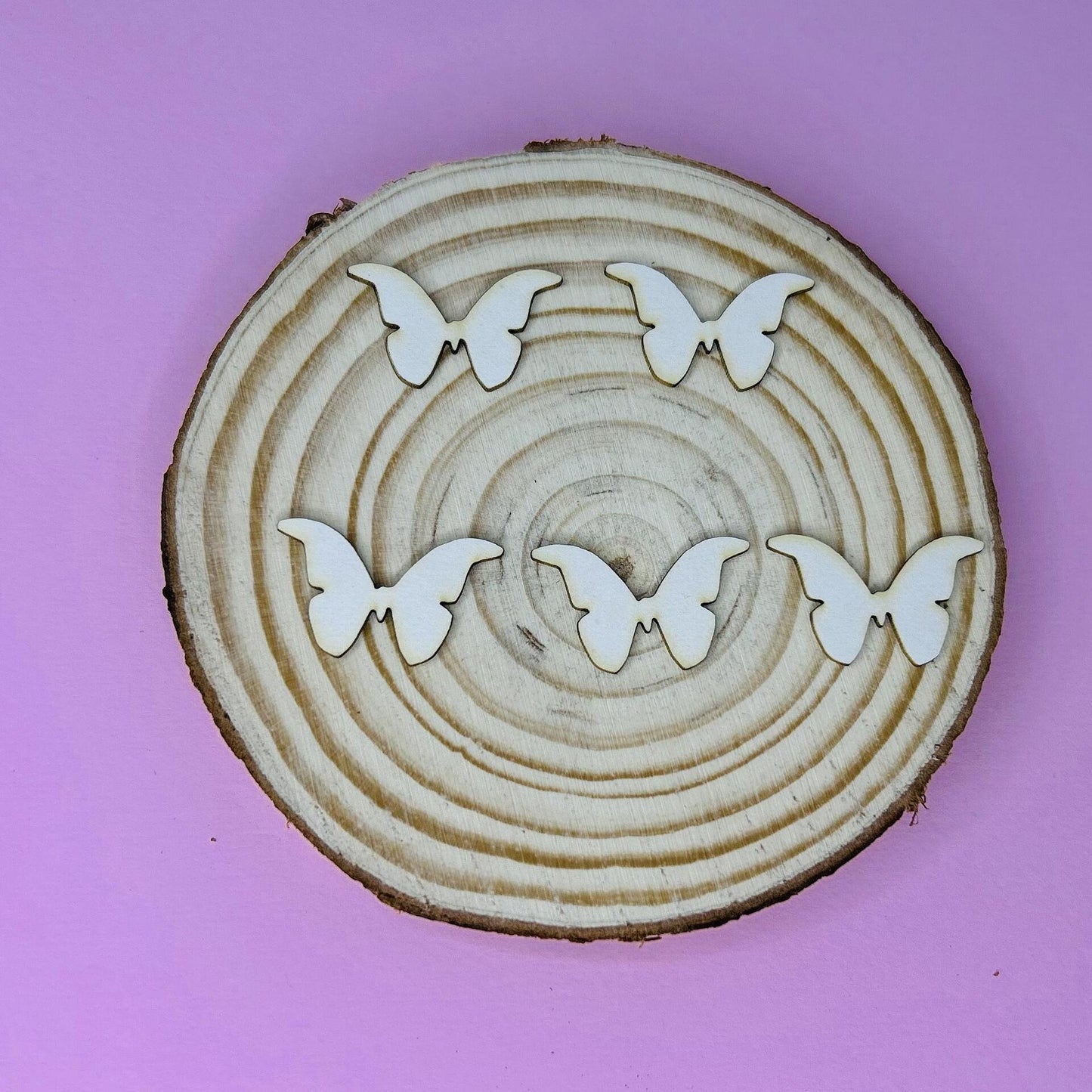 Пеперуди от бирен картон 2,5/1,5см