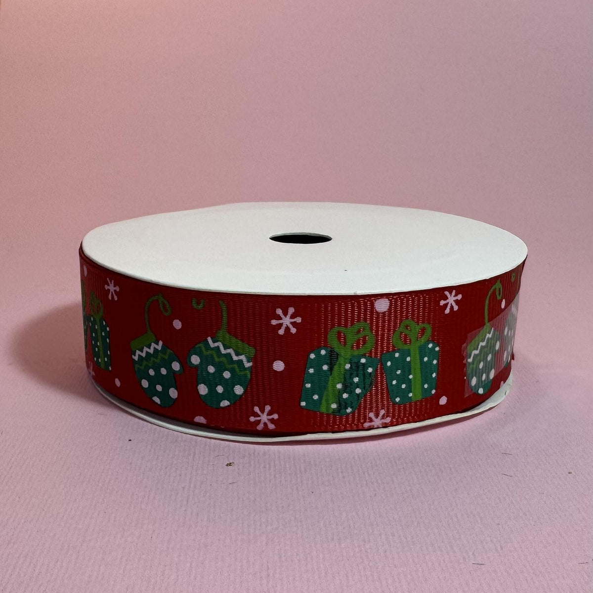 Рипсена панделка Подаръци 2.5cm/10y