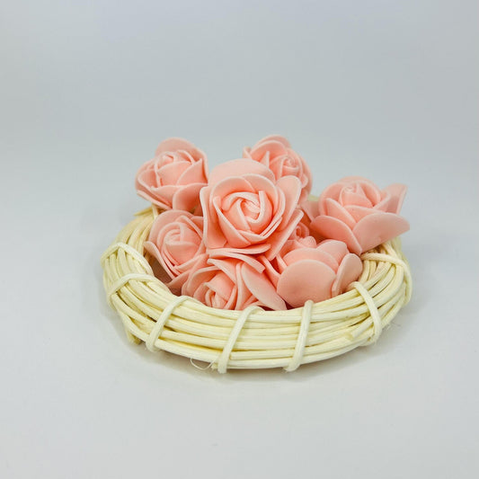 Роза фоам чашка розова праскова