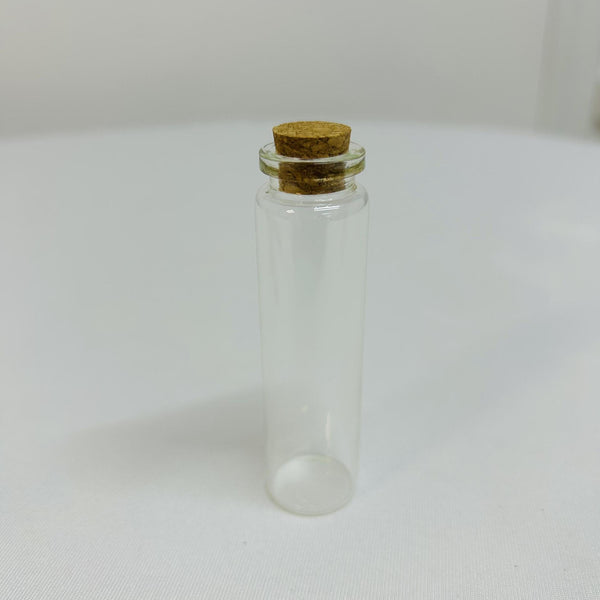 Стъклено шишенце с коркова тапа 8,0 х 2,0 см
